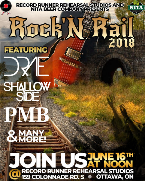 ROCK 'N RAIL FEST 2018 - JUNE 16TH NOON TIL 11 PM(ISH)